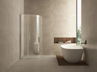 Douchecabine Wiesbaden kwartrond 1 deur RS 90x90cm 8mm NANO coating