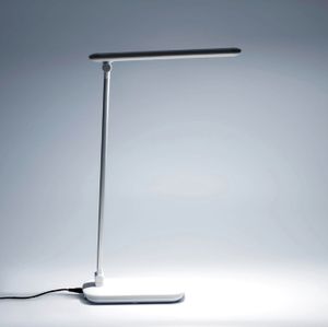 Bureaulamp MAUL Jazzy LED voet dimbaar + usbpoort wit