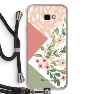 Sweet heaven geometrics: Samsung Galaxy J4 Plus Transparant Hoesje met koord