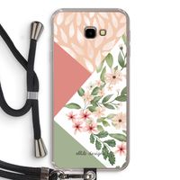 Sweet heaven geometrics: Samsung Galaxy J4 Plus Transparant Hoesje met koord