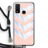 Marmeren pijlen: Huawei P Smart (2020) Transparant Hoesje met koord