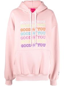 BAPY BY *A BATHING APE® hoodie à slogan brodé - Rose