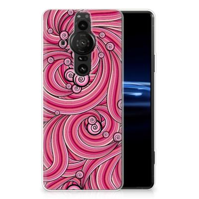 Sony Xperia Pro-I | Hoesje maken | Swirl Pink