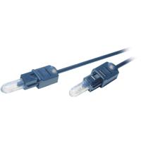 SpeaKa Professional Toslink Digitale audio Aansluitkabel [1x Toslink-stekker (ODT) - 1x Toslink-stekker (ODT)] 1.00 m Zwart