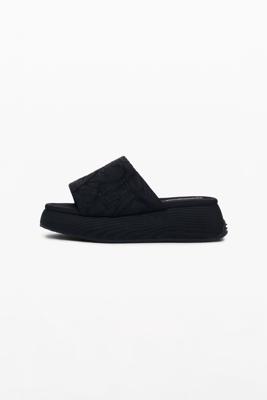 Plateau sandalen - BLACK - 39
