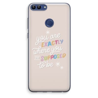 Right Place: Huawei P Smart (2018) Transparant Hoesje
