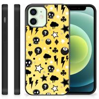Mobiel Case iPhone 12 Mini Punk Geel