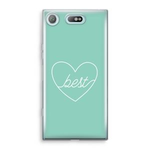 Best heart pastel: Sony Xperia XZ1 Compact Transparant Hoesje
