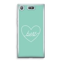 Best heart pastel: Sony Xperia XZ1 Compact Transparant Hoesje