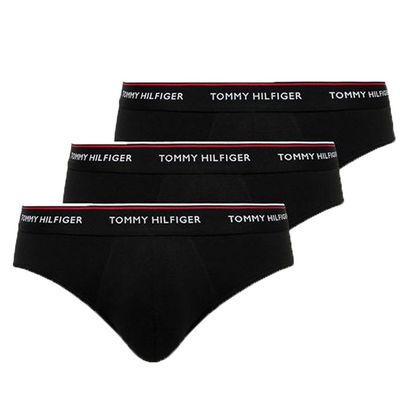 Tommy Hilfiger Heren slips essential 3-pack zwart