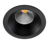 SG LED inbouwspot 6W zwart 510 lumen dim to warm 2000 tot 2800k 903223 verdiept liggende LED 51MM