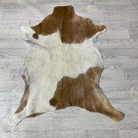 Geitenhuid bruin wit 105x90cm
