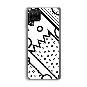 Pop Art #4: Samsung Galaxy A12 Transparant Hoesje