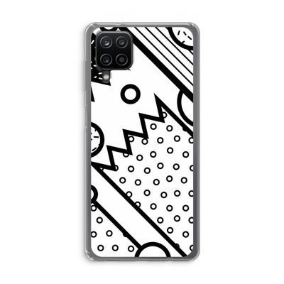 Pop Art #4: Samsung Galaxy A12 Transparant Hoesje