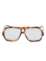 Givenchy lunettes de soleil à monture pilote - Marron - thumbnail