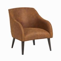 Kave Home Fauteuil Bobly Leer