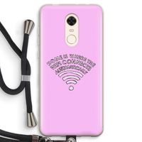 Home Is Where The Wifi Is: Xiaomi Redmi 5 Transparant Hoesje met koord