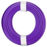 Donau Elektronik 175-016 Draad LiY 1 x 0.75 mm² Violet 1 stuk(s)