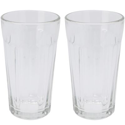 Waterglazen/Cocktailglazen - 2x - 350 ml - vaatwasserbestendig