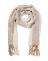HEMA Damessjaal 35x200cm Beige