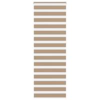 VidaXL Zebra blind 70x230 cm stofbreedte 65,9 cm polyester zandbruin