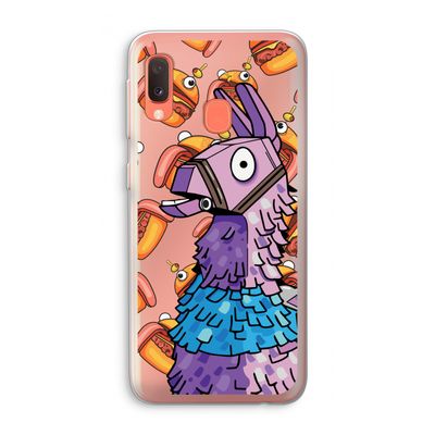 Loot Burger: Samsung Galaxy A20e Transparant Hoesje