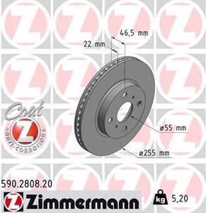 Remschijf Coat Z 590280820