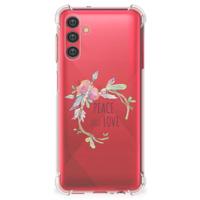 Samsung Galaxy A13 5G | A04s Stevig | Bumper Hoesje | Boho Text