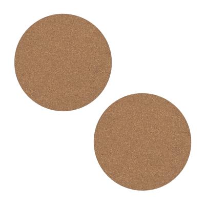 Cook Concept Onderzetter - 2x - kurk - rond - D19 cm - voor pannen - hittebestendig Cook Concept Onderzetter - 2x - kurk - rond - D19 cm - voor pannen - hittebestendig