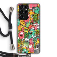 Vexx City: Samsung Galaxy S21 Ultra Transparant Hoesje met koord