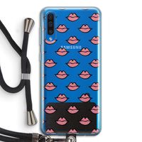 Lipjes: Samsung Galaxy A50 Transparant Hoesje met koord