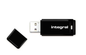 Integral 128GB USB2.0 DRIVE BLACK USB flash drive USB Type-A 2.0 Zwart