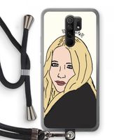 Mary Kate: Xiaomi Redmi 9 Transparant Hoesje met koord