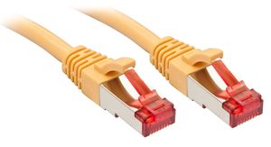 LINDY 47760 RJ45 Netwerkkabel, patchkabel CAT 6 S/FTP 0.30 m Geel 1 stuk(s)