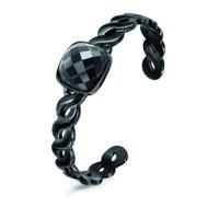 Armband Folli Follie 3B15T013KK Zwart (17 cm)