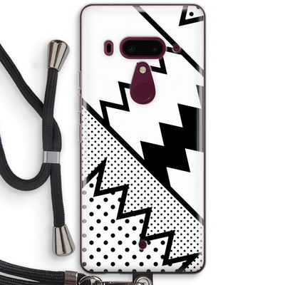 Pop Art #5: HTC U12+ Transparant Hoesje met koord