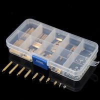 120 stuks M2 Brass kartelmoer Standoff mannelijke vrouwelijke ronde kolom pijler Spacer voor PCB Board