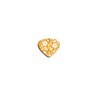 Naamplaatje Imarc Heart Geel Oranje