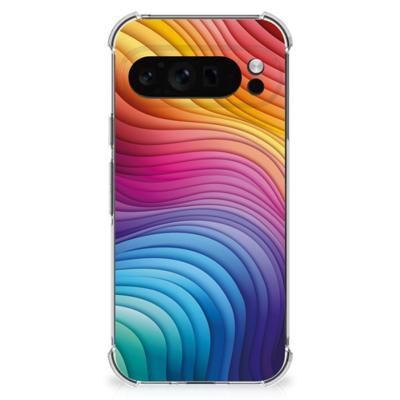 Shockproof Case voor Google Pixel 9 Pro XL Regenboog
