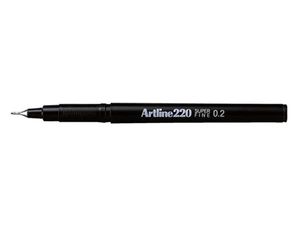 Fineliner Artline 220 rond 0.2mm blauw