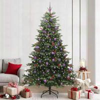 VidaXL Kunstkerstboom groen 240 cm pvc en metaal en plastic