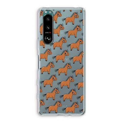 Pony: Sony Xperia 5 III Transparant Hoesje