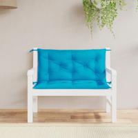 VidaXL Tuinbankkussens 2 st 100x50x7 cm oxford stof lichtblauw