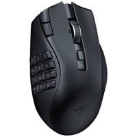 RAZER Naga V2 HyperSpeed Ergonomische gaming-muis Bluetooth, Radiografisch Optisch Zwart 21 Toetsen 30000 dpi Ergonomisch - thumbnail