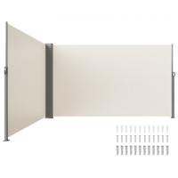 VEVOR Intrekbare Zijluifel TerrasschermOmheining 180 x 600cm Schermscheidingswand Intrekbare Buitendeur Intrekbare Afrastering Buitenscherm Voor Makkelijk te Installeren Privacy Bescherming