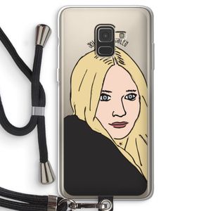 Ashley: Samsung Galaxy A8 (2018) Transparant Hoesje met koord