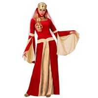 Goedkope middeleeuwse koningin verkleed jurk voor dames XL (42-44)  -