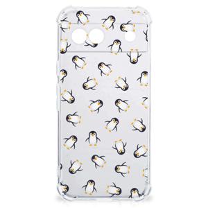 Doorzichtige Silicone Hoesje voor Google Pixel 8A Pinguïn