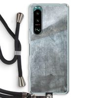 Grey Stone: Sony Xperia 5 III Transparant Hoesje met koord