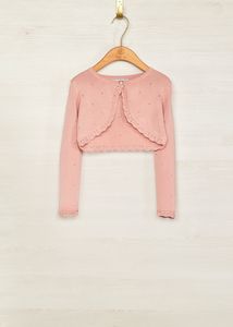 Abel & Lula Meisjes bolero vest - Roze